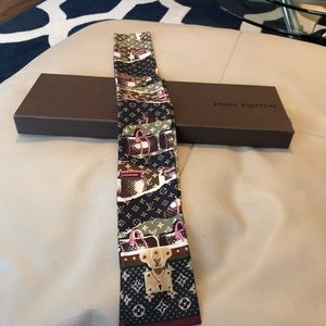 Louis Vuitton Monogram Silk Bandeau Scarf